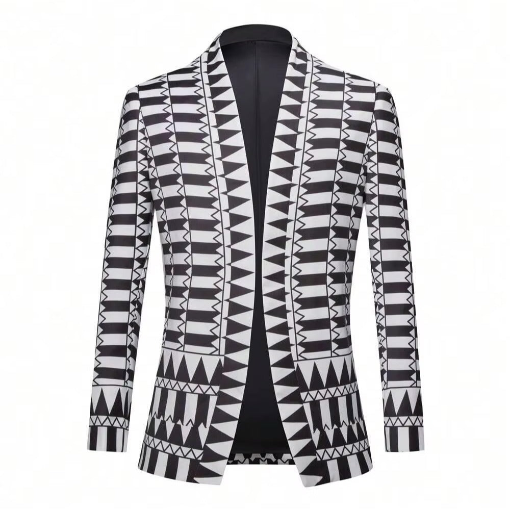 Blazer For Men Notched Jacket