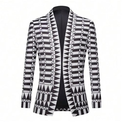 Blazer For Men Notched Jacket