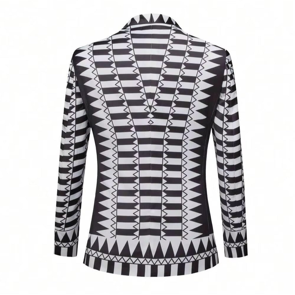 Blazer For Men Notched Jacket