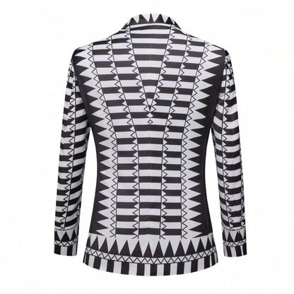 Blazer For Men Notched Jacket