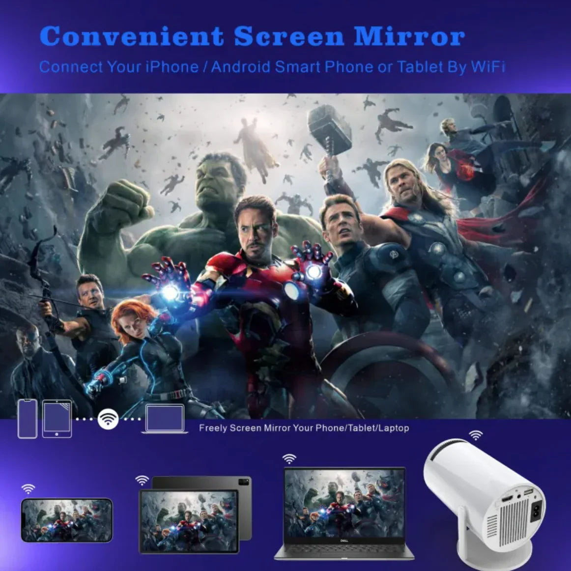 Pocket Cine - Ultra HD 4K Mini Projector