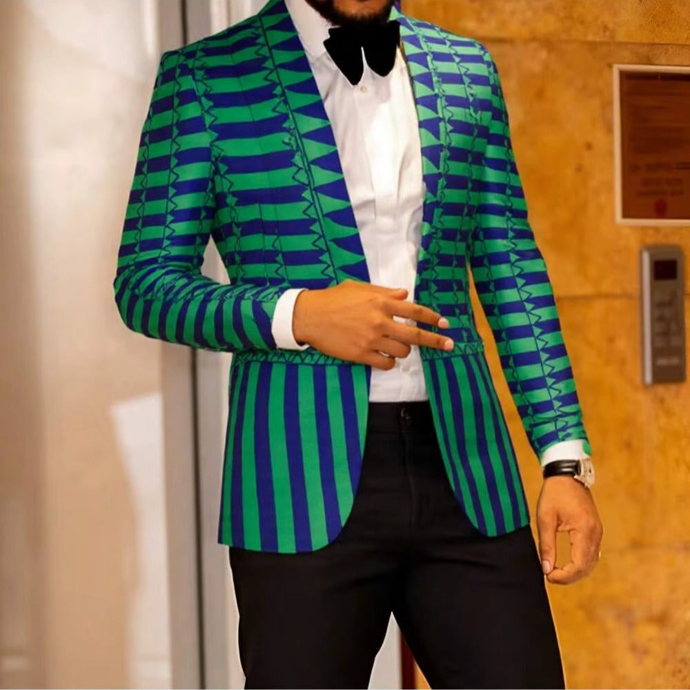 Blazer For Men Notched Jacket